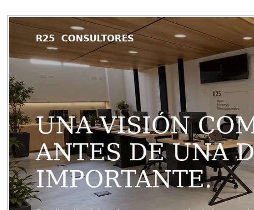 Interior de la oficina de R25